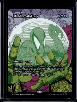 Mindbreak Trap M 0011 Mythic Borderless Non Foil MTG Spiderman Card - Image 1