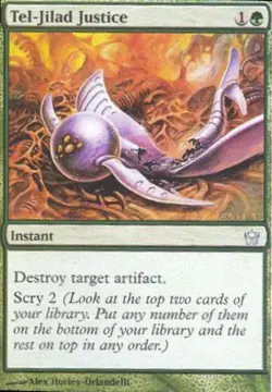 Tel-Jilad Justice - Light Play MTG Fifth Dawn - Image 1