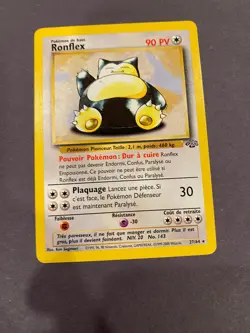 Ronflex / Snorlax 27/64 Pokemon Jungle Rare Regular Unlimited French Card - Image 1