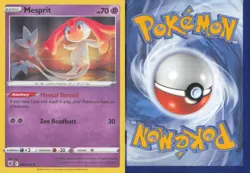 MESPRIT 066/189 HOLO RARE ASTRAL RADIANCE POKEMON NEAR MINT - Image 3