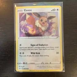 Eevee SWSH042 Holo Promo Sword & Shield Promo Pokemon NM - Image 1