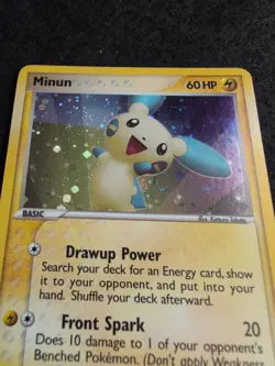 Minun 6/12 EX Trainer Kit 2 Minun Pokemon Holo - Indent - Image 4