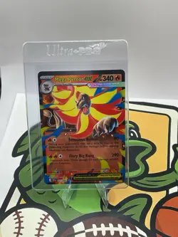 Mega Pyroar ex Holo Double Rare | 015/086 NM/M | ME04: Chaos Rising Pokemon - Image 1