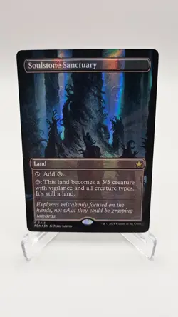 MTG Borderless Mana Foil Soulstone Sanctuary NM Unplayed Foundations - Image 1