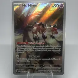 Pokemon Mr. Mime Illustration Rare Holo Sv: Scarlet & Violet 151 179/165 Basic … - Image 1