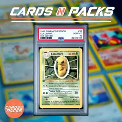 Carte Pokemon Coconfort 33/102 Set de base Edition 1 PSA 10 GEM MINT 🔥 - Image 1