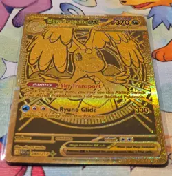 Mega Dragonite Ex 295/217 GOLD HYPER RARE POKEMON ASCENDED HEROES NM - Image 2