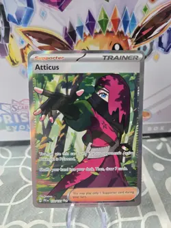 Pokemon - Atticus - 133/131 - SV Prismatic Evolutions - Full Art Trainer - Image 1
