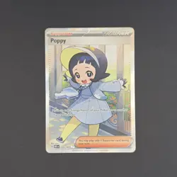 Pokemon TCG POPPY 220/197 Obsidian Flames Trainer Supporter Full Art - Image 1