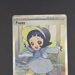 Pokemon TCG POPPY 220/197 Obsidian Flames Trainer Supporter Full Art - Image 3