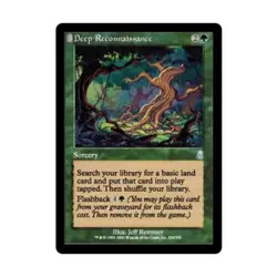 WOTC MtG Odyssey Deep Reconnaissance (U) (Foil) EX - Image 1