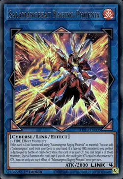 Salamangreat Raging Phoenix - Ultra Rare 1st Edition LD10-EN005 - NM - YuGiOh - Image 1