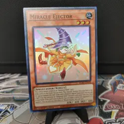 Yu-Gi-Oh Miracle Ejector BLZD-EN098 Super Rare 1st Edition Spellcaster Effect - Image 1