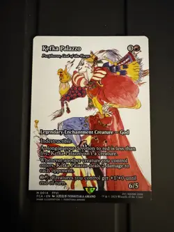 MTG FINAL FANTASY KEFKA PALAZZAO - Purphoros, God of the Forge - Showcase NM - Image 1