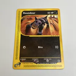 Houndour 113/165 Common Expedition Base Set Pokemon Card WOTC E Reader - Image 1