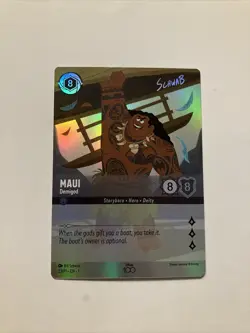 DISNEY 100 LORCANA RISE OF THE FLOODBORN COLLECTORS EDITION MAUI PROMO 23/P1 - Image 1