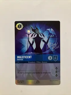 DISNEY 100 LORCANA RISE OF THE FLOODBORN COLLECTORS EDITION MALEFICENT 22/P1 - Image 1