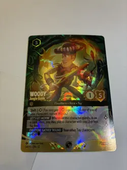 Disney Lorcana Woody - Jungle Guide Foil Promo Character Card 54/P3 English - Image 2