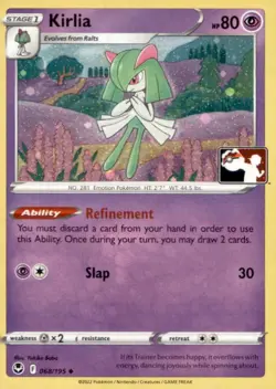 KIRLIA 068/195 UNCOMMON PRIZE PACK SERIES CARDS POKEMON NEAR MINT - Image 1