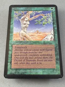 Shanodin Dryads MTG Alpha—Moderately Played Excellent—Vintage Magic - Image 3