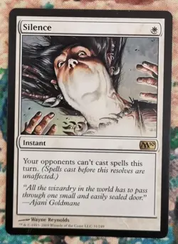 MTG - Silence - M10 2010 core set magic the gathering - Image 1