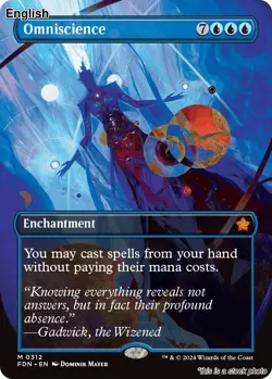 Omniscience (Borderless) EN [FDN - 312] - NM TCG MTG - Image 1