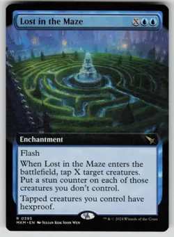 Lost in the Maze (Extended Art) Rare Murders at Karlov Manor 395 MTG NM 2024 - Image 1