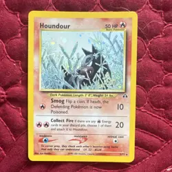 Houndour 5/75 Neo Discovery Holo Rare Unlimited English 2001 Basic 50 HP Dark - Image 3