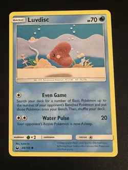 Luvdisc 44/168 Pokemon Celestial Storm Non-Holo Regular Common Asako Ito NM - Image 1