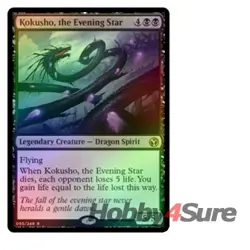 Foil Kokusho, The Evening Star M/NM Magic: The Gathering MTG Iconic Masters - Image 1