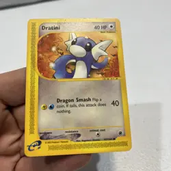 Dratini 107/165 - Expedition - Regular Non Holo - Vintage Pokemon TCG - Image 2