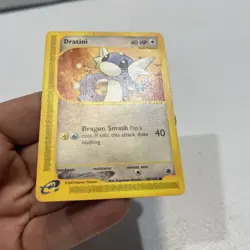 Dratini 107/165 - Expedition - Regular Non Holo - Vintage Pokemon TCG - Image 4