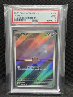 Cleffa PSA 9 2023 Pokemon SV Obsidian Flames - OBF EN IR #202/197 0473 - Image 1