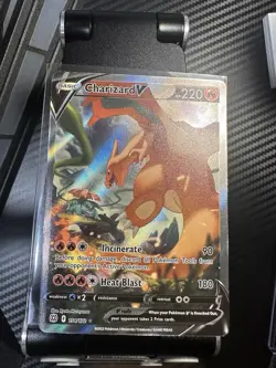 2022 Pokemon SWSH Brilliant Stars Charizard V #154/172 NM ✅ - Image 1