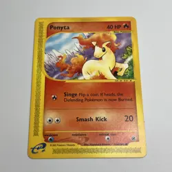 Pokemon TCG Expedition Series Ponyta 126/165 Common 2002 - Image 1
