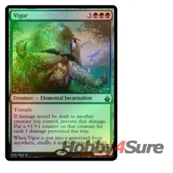Foil Vigor M/NM Magic: The Gathering MTG Battlebond - Image 1