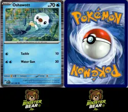 Oshawott 021/086 C White Flare Pokemon NM/M - Image 3