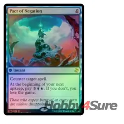Foil Pact Of Negation M/NM Magic: The Gathering MTG Time Spiral Remastered - Image 1