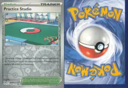 PRACTICE STUDIO 186/193 UNCOMMON PALDEA EVOLVED POKEMON REVERSE HOLO NEAR MINT - Image 3