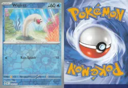 WIGLETT 058/197 COMMON OBSIDIAN FLAMES POKEMON REVERSE HOLO NEAR MINT - Image 3