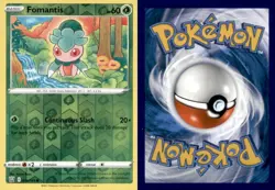 FOMANTIS 014/163 COMMON BATTLE STYLES POKEMON REVERSE HOLO NEAR MINT - Image 3