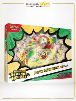Pokemon TCG Mega Meganium ex Box Ascended Heroes Factory Sealed Promo - Image 1