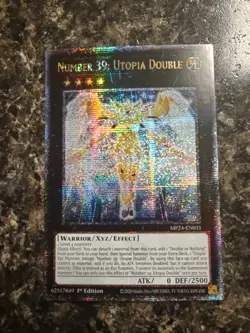 Yugioh Number 39: Utopia Double QCR - MP24-EN031 - Quarter Century SR - NM - Image 1