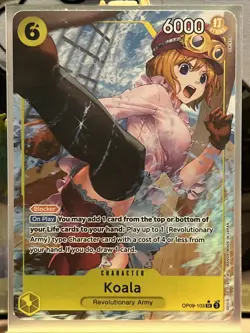 One Piece TCG Koala OP09-103 Emperors in the New World! Alt. Art! NM/M! - Image 2