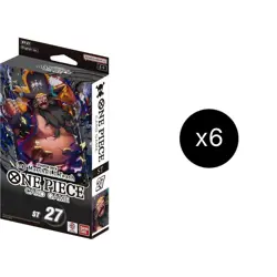One Piece Starter Deck 27: BLACK Marshall D. Teach Display (ST-27) Sealed - Image 1