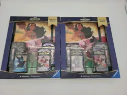 TCG Disney Lorcana Portfolio Bundle [4 Booster Packs & 1 Card Portfolio] 2 Pack - Image 1
