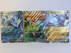 Pokemon Jumbo Promo Card Lot 5 Cards Victini IR PRE Lucario Kyurem - Image 1