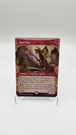 Hired Claw 0317 Showcase Bloomburrow BLB MTG Magic - Image 1