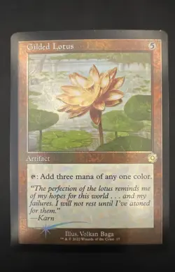 Gilded Lotus The Brothers' War: Retro Frame Artifacts Foil - Image 1