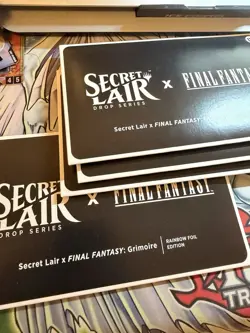 Wizards of the Coast MTG Secret Lair x Final Fantasy Grimoire Rainbow Foil Box - Image 1